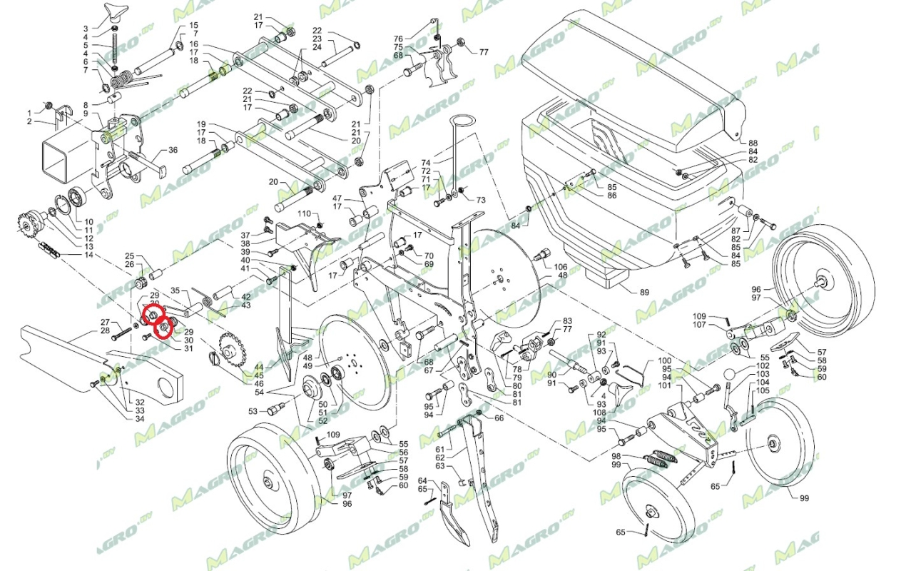 Штифт скольжения 30031612, PRV, Беларусь
