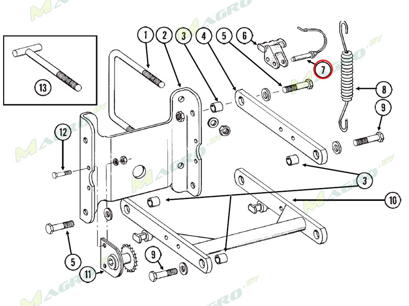 Шплинт GD14217, оригинал