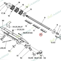 Пластина противорежущая 001486, аналог