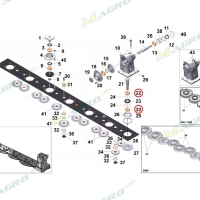Кольцо NILOS 6207 AV 4755001, 10011324 (B0600103502M), аналог, CMR