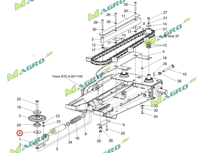 Шайба КПС-4-0510405 оригинал