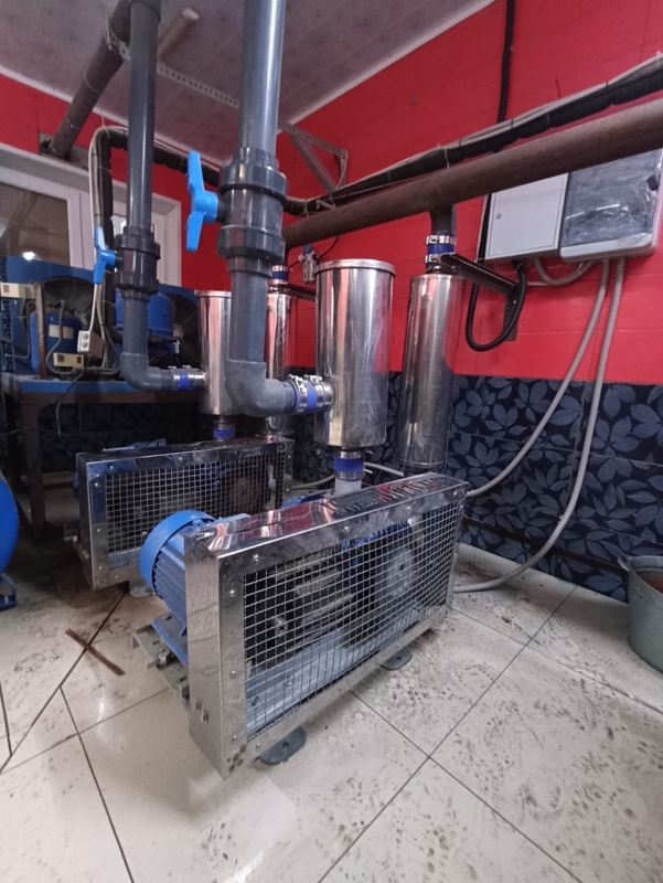 Установка вакуумная роторная УВР-1500