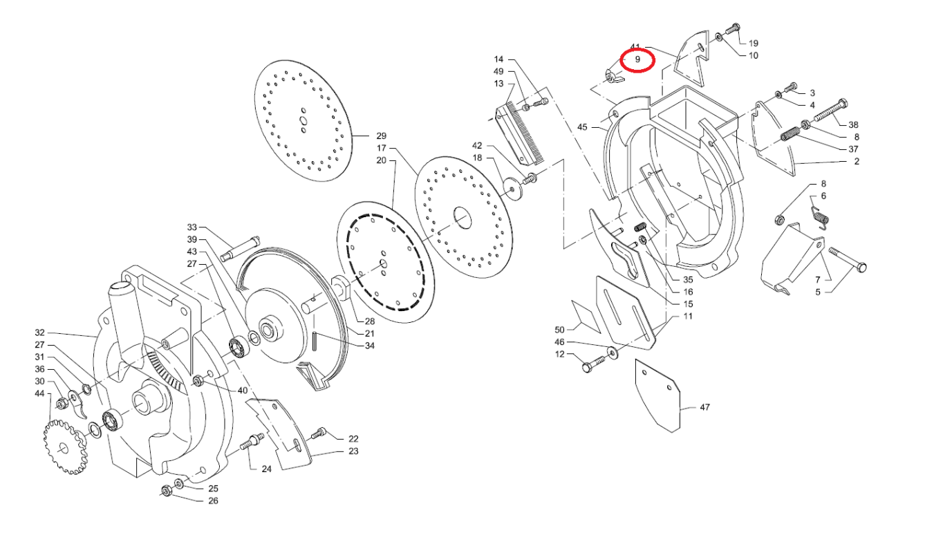 Гайка-барашек 095.258, оригинал