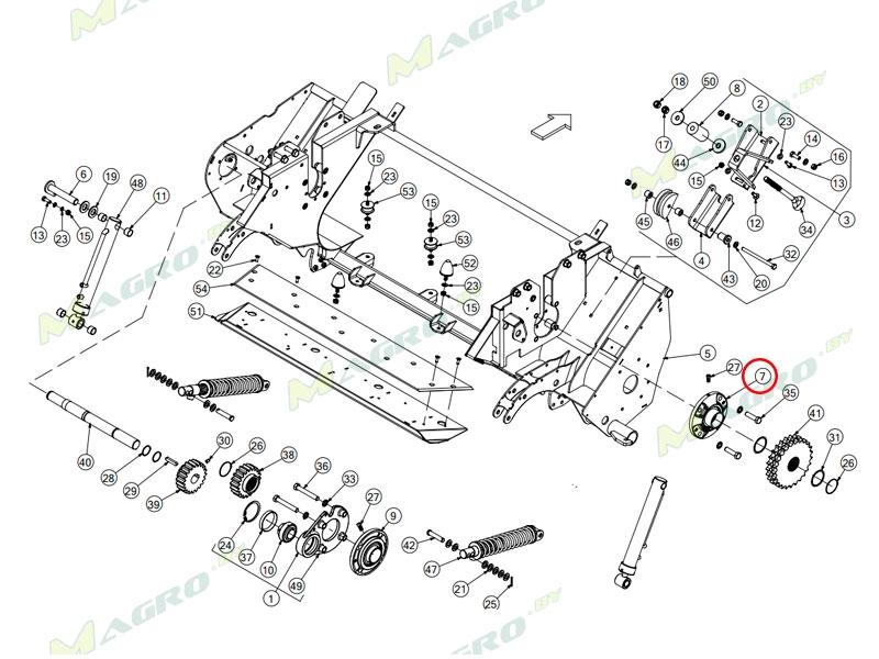 Корпус подшпника ротора в сборе ARC00067, оригинал