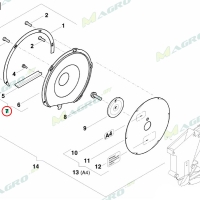 Крышка высевающего аппарата AC852073, оригинал