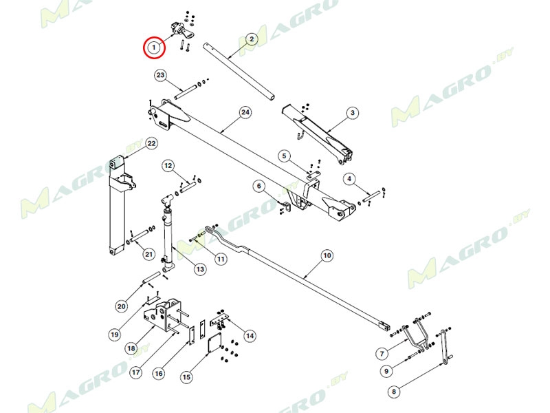 Ступица маркера GA26909 (стар. код GA13719), оригинал