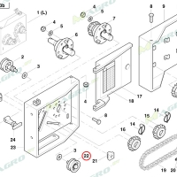 Ролик AC821090, аналог, Украина