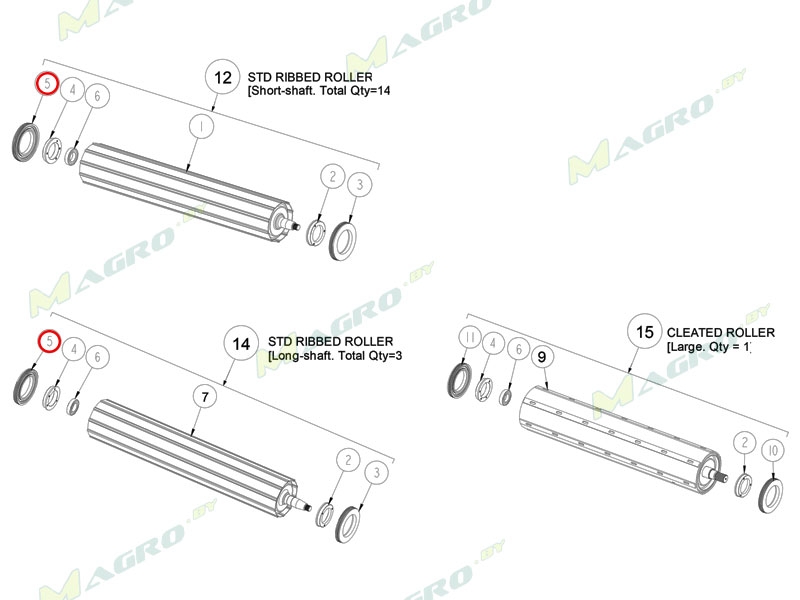 Крышка вальца CPL00053, оригинал