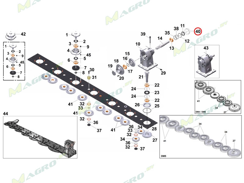 Втулка редуктора B0600100123M ( 1123010, 12240205), аналог, CMR