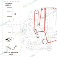 Ремень B07600072R (заменен на B076P0042R)