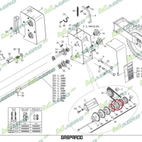 Звездочка блока кор. пер. Z=19 G66248164R, аналог, Украина