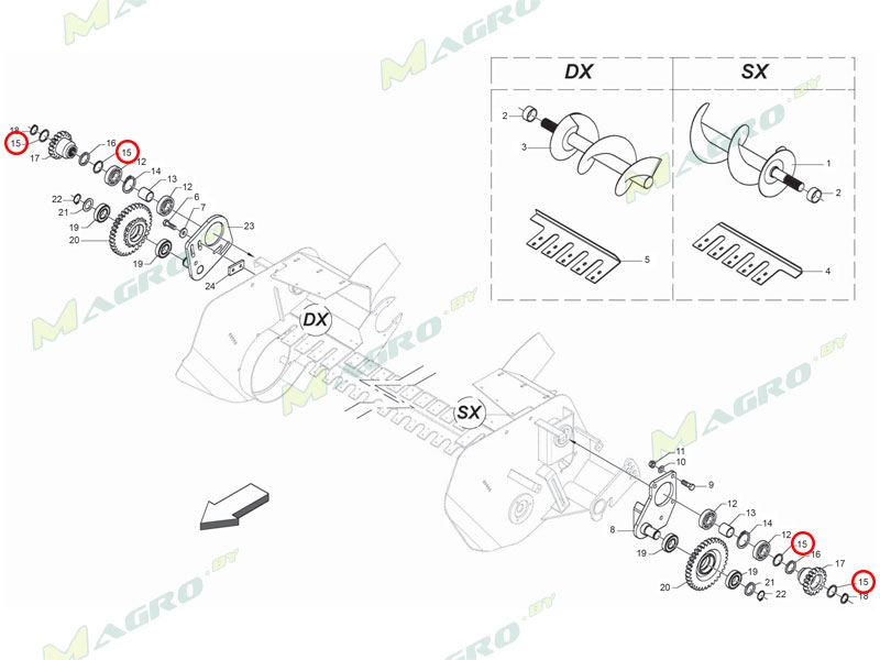 Кольцо B01534416R, оригинал