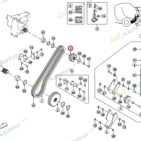 Звездочка двойная Z=13-13 CMH03201 (замена CMH02535, в составе KST00167), оригинал