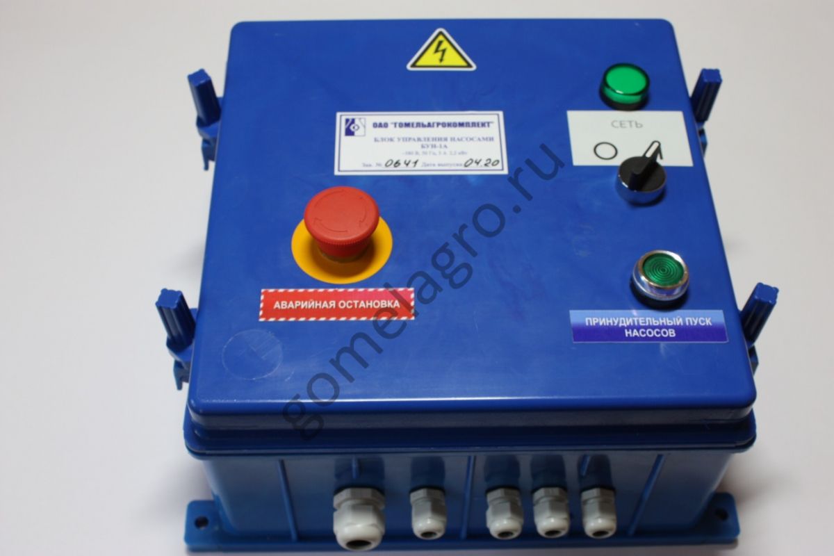Блок управления насосов БУН-1А для УД-Е
