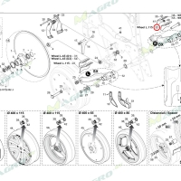 Чистик правый G17723000R, аналог, Украина
