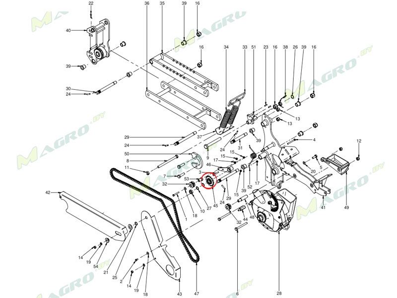 Звездочка обводная FUTURA-5 10041536, оригинал