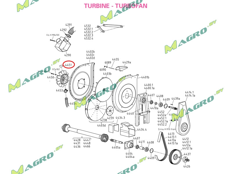 Заглушка 4451 (10200070), оригинал
