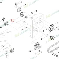 Ролик AC821090, аналог, Украина