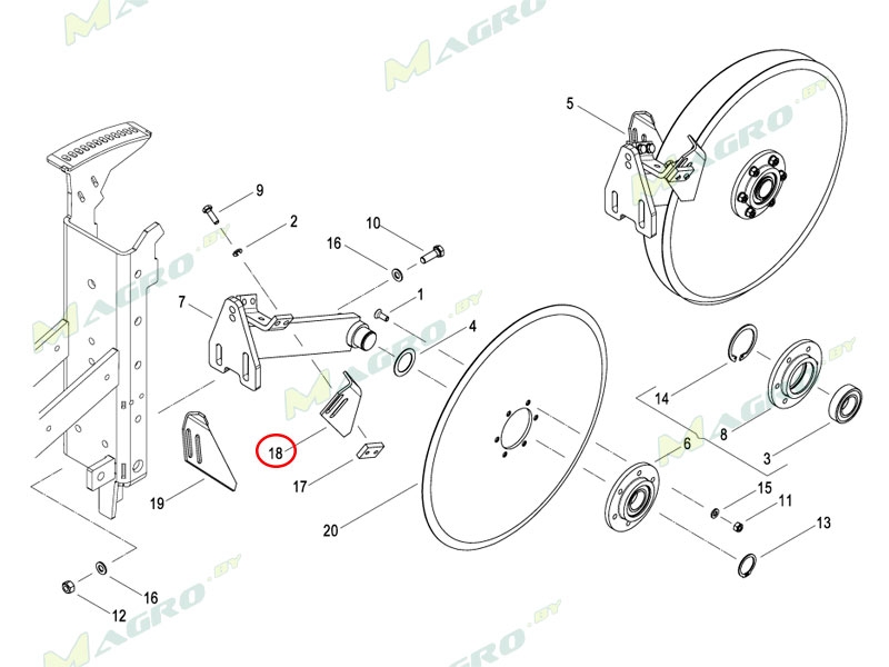 Чистик KL810625, аналог