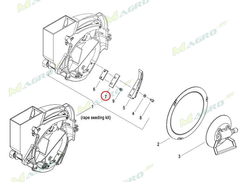 Пластина AC819437, аналог, Украина
