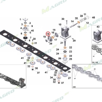 Крышка редуктора 2052012, 2010918 (B0600100103M), аналог, CMR