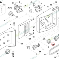 Ролик AC821090, аналог, Украина
