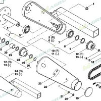 Вал приводной муфты AC824873