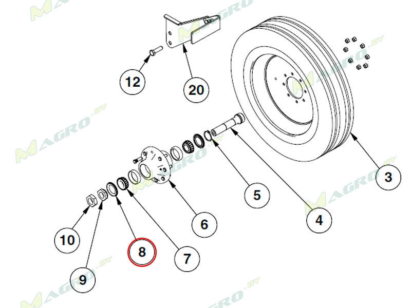 Уплотнение (сальник) GA4722