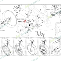 Чистик левый G17723080R, аналог, Украина