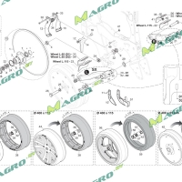 Чистик диска сошника MT внутренний левый GA5221160R, аналог, Украина