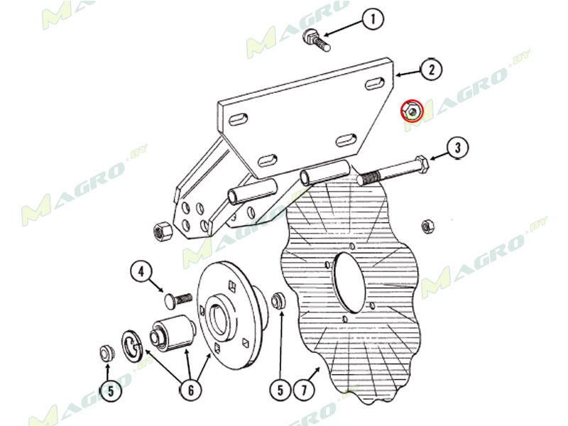Гайка G10111, оригинал
