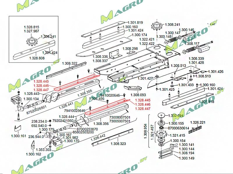 Планка 1.328.446J, аналог