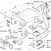Крепление лев. 504152, аналог