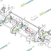 Ролик со втулкой B02500009R, оригинал