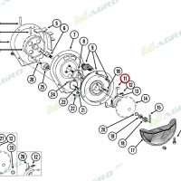 Палец высевающего барабана кукуруза GD18704, оригинал