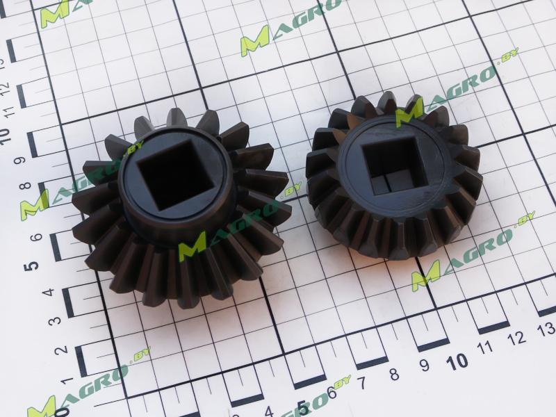 Шестерни конические (комплект 2+2) дозатора удобрений G20860126R, аналог, 1010195