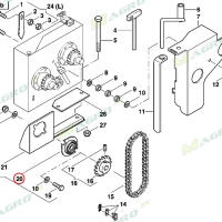 Корпус с подшипником AC676062