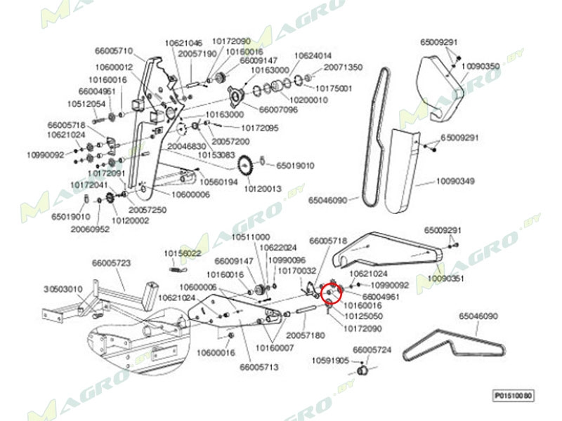 Втулка 9966 (10160016), оригинал