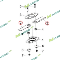 Нож КПС-4-0513401 с наплавкой, аналог, Китай