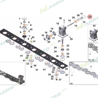 Втулка редуктора B0600100123M ( 1123010, 12240205), аналог, CMR