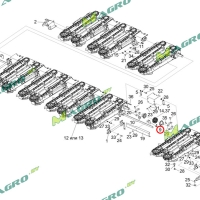 Звездочка КПС-4-0500608 ( 1.321.592), PRV, Беларусь между руслами