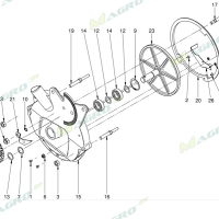 Звездочка Z=17 высевающего аппарата MAXI-5 10004654, оригинал