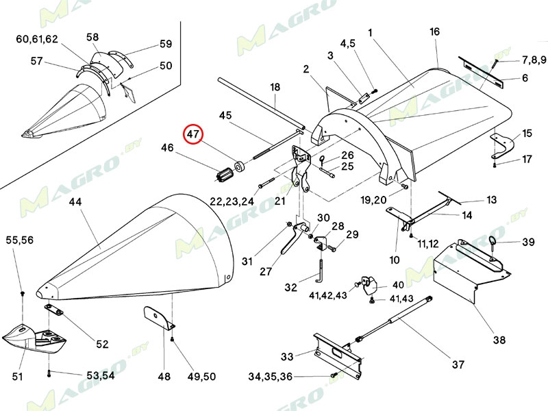 Втулка упорная 504026, оригинал