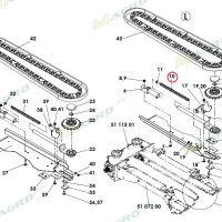 Пружина натяжителя 041956