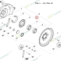 Звездочка в сборе AC819233