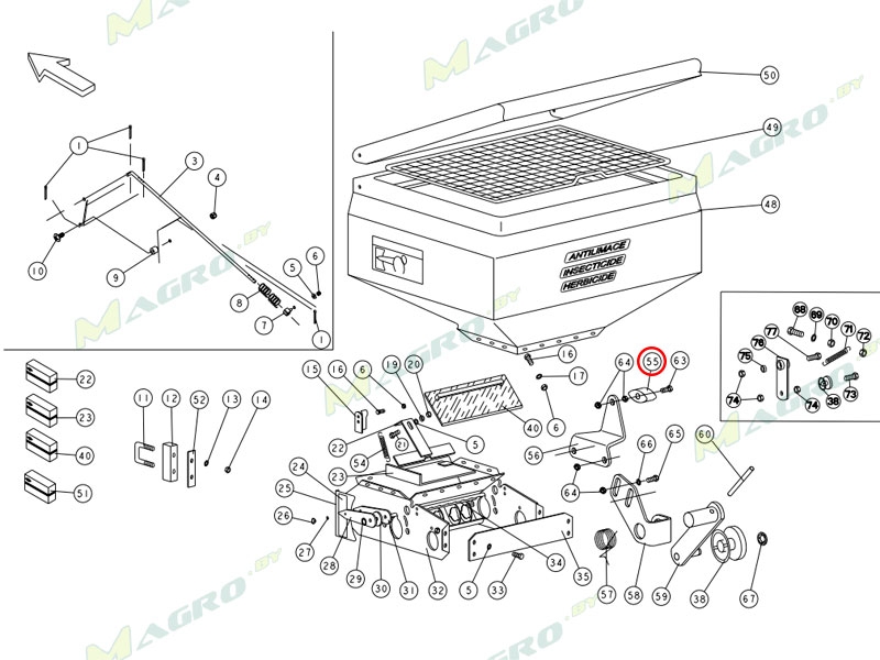 Успокоитель N00176A0, оригинал
