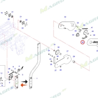 Натяжитель цепи в сборе 20203037 (54203003 + 54203004 + 54203007), оригинал