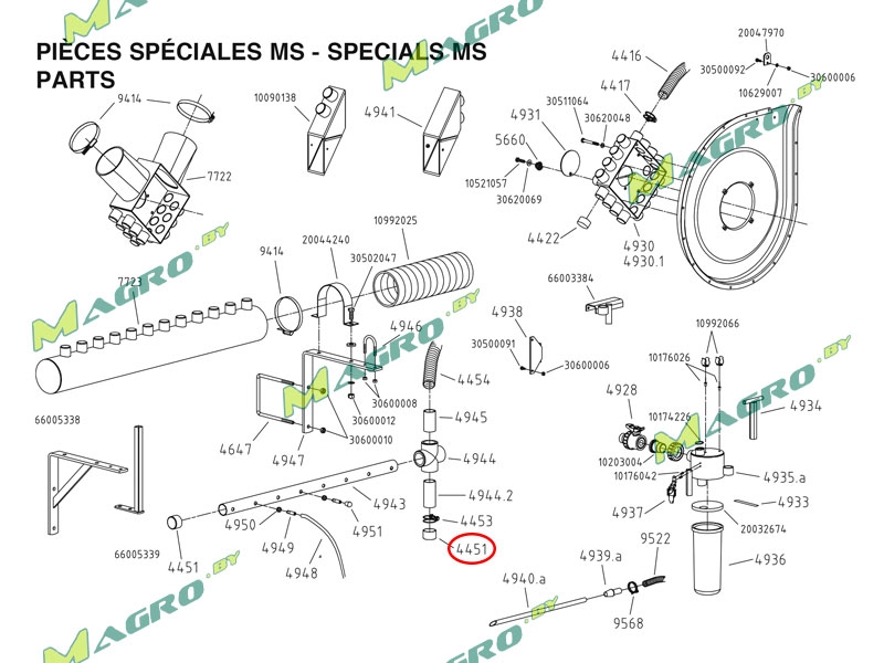 Заглушка 4451 (10200070), оригинал