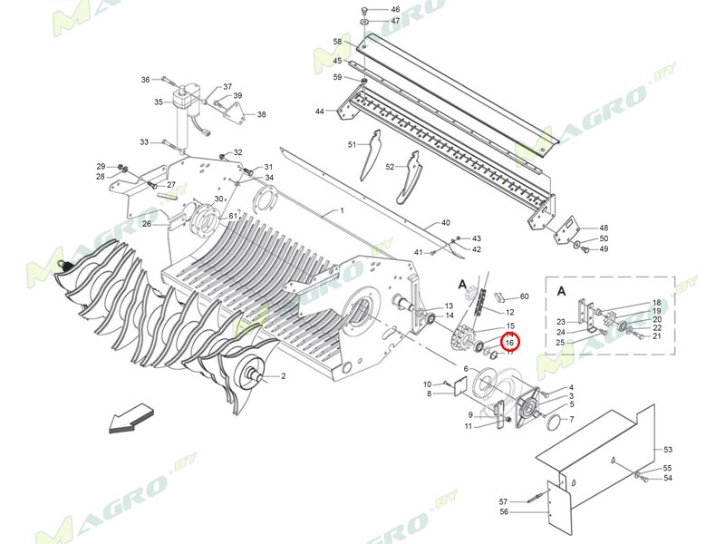 Кольцо B01534416R, оригинал