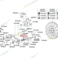 Болт колеса 30502077 1277.2